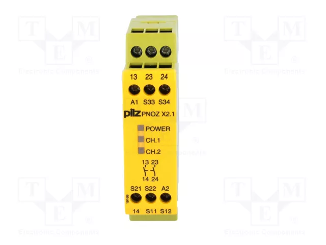 Pilz PNOZ X2.1 24VAC/DC 2n/o 774306 Relé de Seguridad