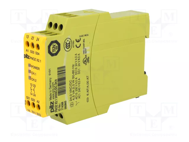 Pilz PNOZ X2.1 24VAC/DC 2n/o 774306 Relé de Seguridad