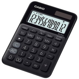 Calculadora Sobremesa Casio 12 Digitos Ms-20Uc Negro