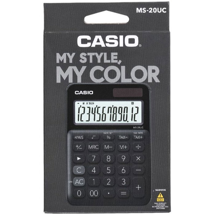 CASIO Calculadora de mesa con pantalla de 12 dígitos