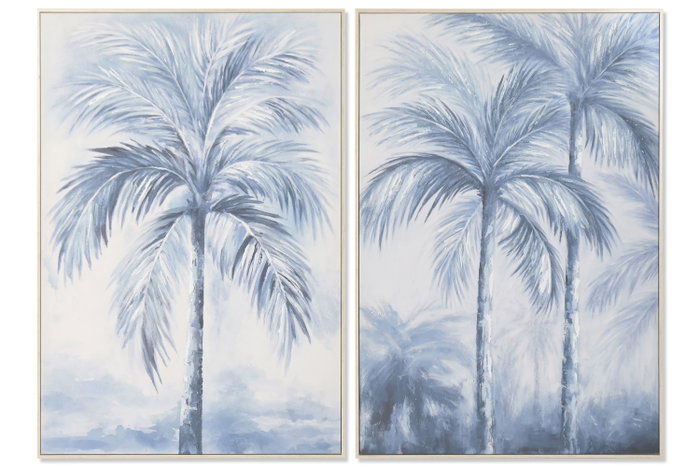 DKD Home Decor Cuadro Lienzo PS Palmera Surtido de 2 Piezas DKD Home Decor Cuadro Lienzo PS Palmera Surtido de 2 Piezas
