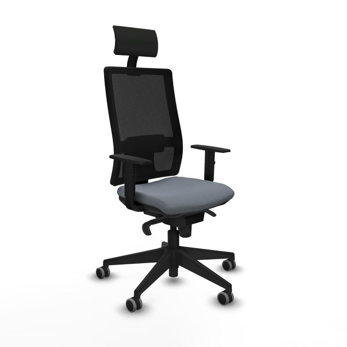 PIQUERAS Y CRESPO Silla de oficina Horna Gris y Negro PIQUERAS Y CRESPO Silla de oficina Horna Gris y Negro