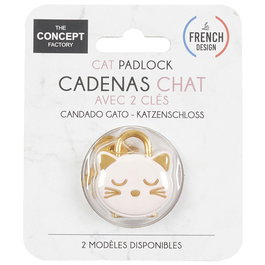 The Concept Factory Candado Gato Mon Chat Mon Ch Polipropileno