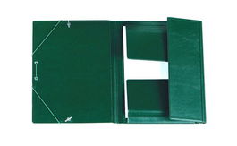 Carpeta De Gomas Y Solapas Iberplas Pvc Fº Verde