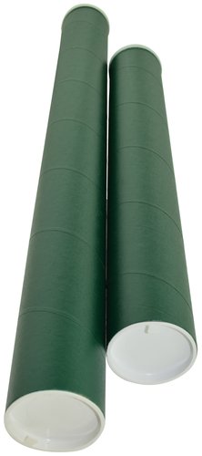 Portaplanos Para Envio Cg Tubo Carton Verde 70X6,5 Cm
