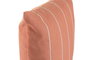 DKD Home Decor Cojín de Algodón Reciclado 45x45 Rayas Naranja Pack de 2