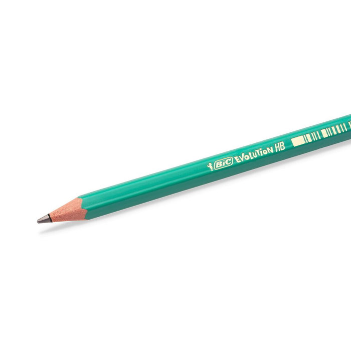 BIC Lápiz Evolution HB de Grafito (Set de 12) Verde