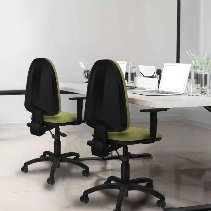 PIQUERAS Y CRESPO Silla de oficina Aýna Verde oliva con mecanismo Asincro PIQUERAS Y CRESPO Silla de oficina Aýna Verde oliva con mecanismo Asincro