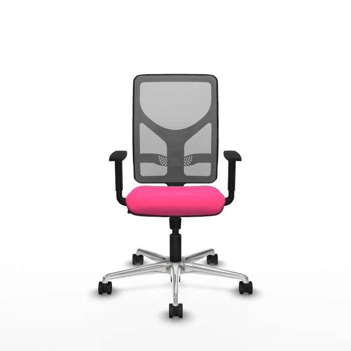 PIQUERAS Y CRESPO Silla de oficina Motilla con mecanismo Sincro, Rosa y Gris PIQUERAS Y CRESPO Silla de oficina Motilla con mecanismo Sincro, Rosa y Gris