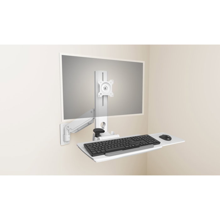 ICY BOX IB-WS700-W Sit-Stand-Workstation Blanco