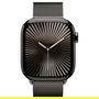 Apple Watch Series 10 GPS + Cellular 42mm Caja de Titanio Gris con Correa Milanesa de Acero Inoxidable Gris, Pantalla OLED, 64 GB, watchOS 11, Resistente al Agua