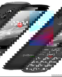 Myphone Halo 4 - Teléfono Móvil con Teclas Grandes, Botón SOS, 4G LTE, Dual SIM, Pantalla 3.5", Cámara 2 MP, 2500 mAh - Negro