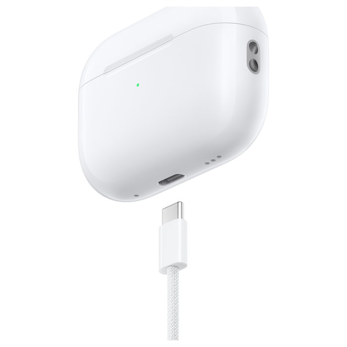 Apple AirPods Pro (2da generación) Auriculares Inalámbricos Bluetooth con Estuche de Carga MagSafe USB-C, Cancelación Activa de Ruido, Blanco