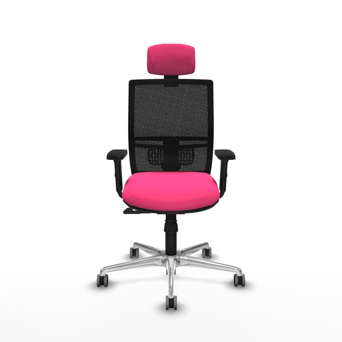 PIQUERAS Y CRESPO Silla de oficina Yunquera Rosa con mecanismo Sincro PIQUERAS Y CRESPO Silla de oficina Yunquera Rosa con mecanismo Sincro