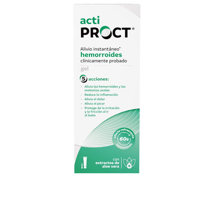 Hemoclin ACTI PROCT Gel para Hemorroides, Alivio de Picazón, Ardor e Irritación - 30 gr