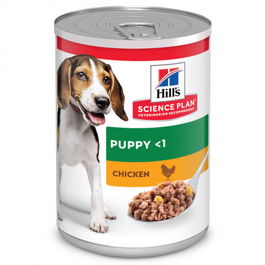 Hill's Canine Puppy Alimento Húmedo para Cachorro Sabor Pollo 12 Bolsas de 370 g