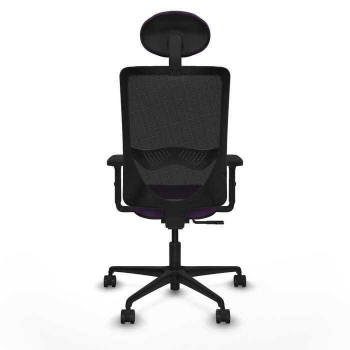 PIQUERAS Y CRESPO Silla de oficina Zulema con mecanismo Sincro, Morado y Negro PIQUERAS Y CRESPO Silla de oficina Zulema con mecanismo Sincro, Morado y Negro