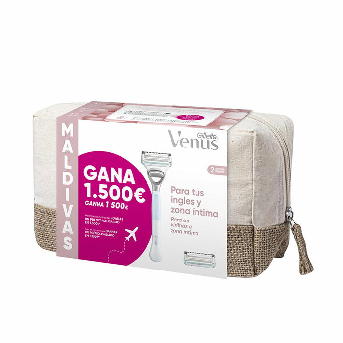 Gillette Venus Intima con Neceser Maldivas, máquina y 2 recambios Gillette Venus Intima con Neceser Maldivas, máquina y 2 recambios