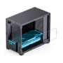 Jonsbo D32 STD Black Caja de ordenador Mini mATX con vidrio templado