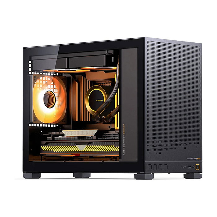 Jonsbo D32 STD Black Caja de ordenador Mini mATX con vidrio templado Jonsbo D32 STD Black Caja de ordenador Mini mATX con vidrio templado
