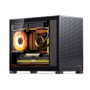 Jonsbo D32 STD Black Caja de ordenador Mini mATX con vidrio templado