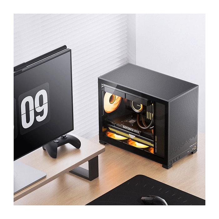 Jonsbo D32 STD Black Caja de ordenador Mini mATX con vidrio templado Jonsbo D32 STD Black Caja de ordenador Mini mATX con vidrio templado