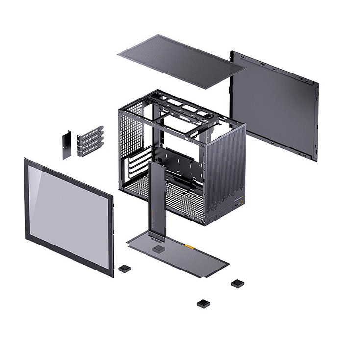 Jonsbo D32 STD Black Caja de ordenador Mini mATX con vidrio templado Jonsbo D32 STD Black Caja de ordenador Mini mATX con vidrio templado