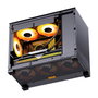 Jonsbo D32 STD Black Caja de ordenador Mini mATX con vidrio templado