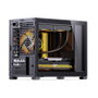 Jonsbo D32 STD Black Caja de ordenador Mini mATX con vidrio templado