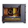 Jonsbo D32 STD Black Caja de ordenador Mini mATX con vidrio templado