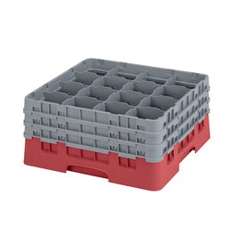 CAMBRO Cesta de lavado 16 comp. Arándano