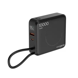 Gembird Power bank 20W fast charging con wireless charger 10000 mAh negro