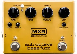 MXR Pedal FX Bajo Sub Octave Fuzz Mxr Sub Octave Bass Fuzz