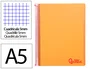 Liderpapel Cuaderno Espiral A5 Micro Wonder Tapa Plástico 120 Hojas 90gr Cuadro 5mm Color Naranja