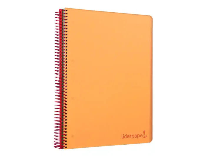 Liderpapel Cuaderno Espiral A5 Micro Wonder Tapa Plástico 120 Hojas 90gr Cuadro 5mm Color Naranja Liderpapel Cuaderno Espiral A5 Micro Wonder Tapa Plástico 120 Hojas 90gr Cuadro 5mm Color Naranja
