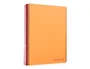 Liderpapel Cuaderno Espiral A5 Micro Wonder Tapa Plástico 120 Hojas 90gr Cuadro 5mm Color Naranja