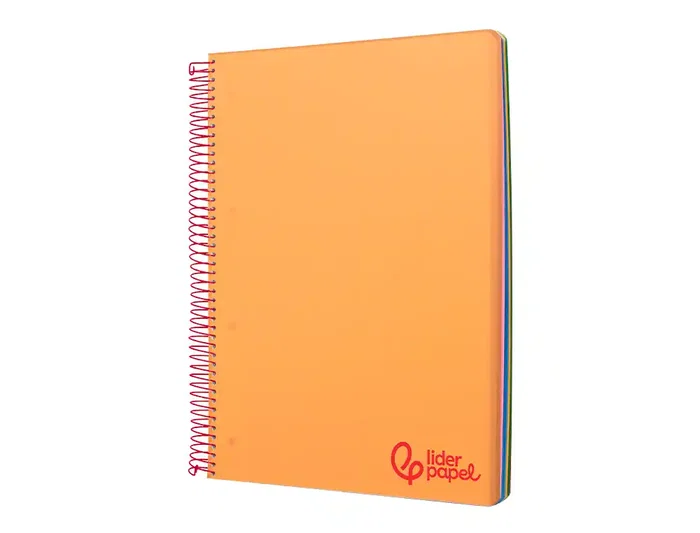 Liderpapel Cuaderno Espiral A5 Micro Wonder Tapa Plástico 120 Hojas 90gr Cuadro 5mm Color Naranja Liderpapel Cuaderno Espiral A5 Micro Wonder Tapa Plástico 120 Hojas 90gr Cuadro 5mm Color Naranja