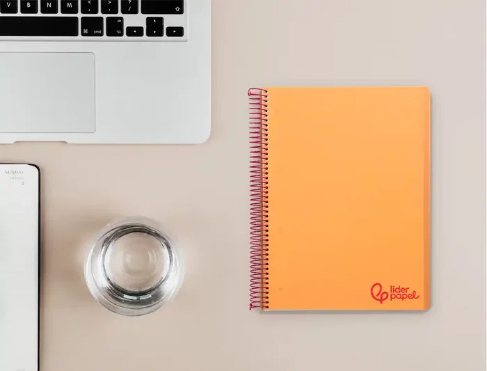 Liderpapel Cuaderno Espiral A5 Micro Wonder Tapa Plástico 120 Hojas 90gr Cuadro 5mm Color Naranja Liderpapel Cuaderno Espiral A5 Micro Wonder Tapa Plástico 120 Hojas 90gr Cuadro 5mm Color Naranja