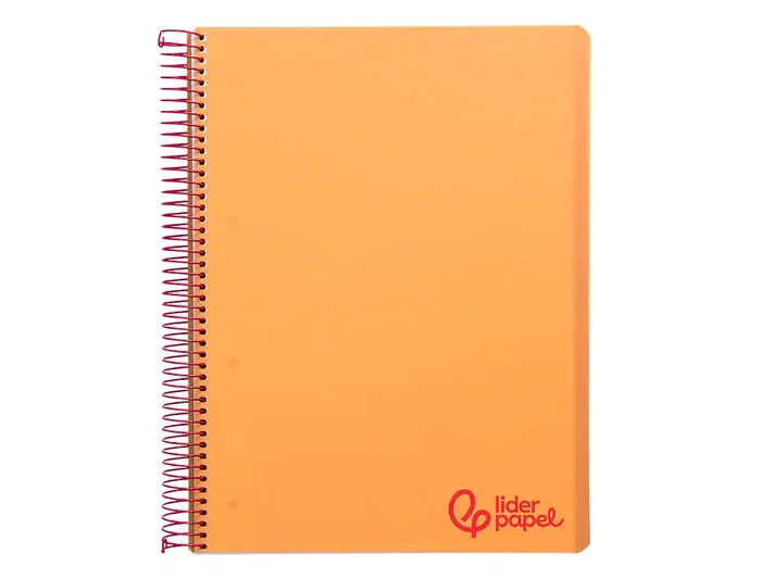 Liderpapel Cuaderno Espiral A5 Micro Wonder Tapa Plástico 120 Hojas 90gr Cuadro 5mm Color Naranja Liderpapel Cuaderno Espiral A5 Micro Wonder Tapa Plástico 120 Hojas 90gr Cuadro 5mm Color Naranja