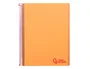 Liderpapel Cuaderno Espiral A5 Micro Wonder Tapa Plástico 120 Hojas 90gr Cuadro 5mm Color Naranja