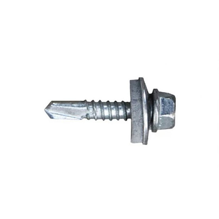 Celo Tornillo 7301 Punta Broca Cabeza Hexagonal con Arandela EPDM Ø 5,5 x 50 mm (250 uds.)