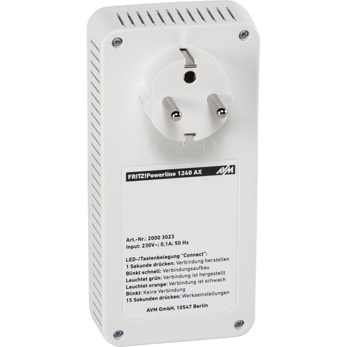 AVM FRITZ!Powerline 1240 AX Blanco