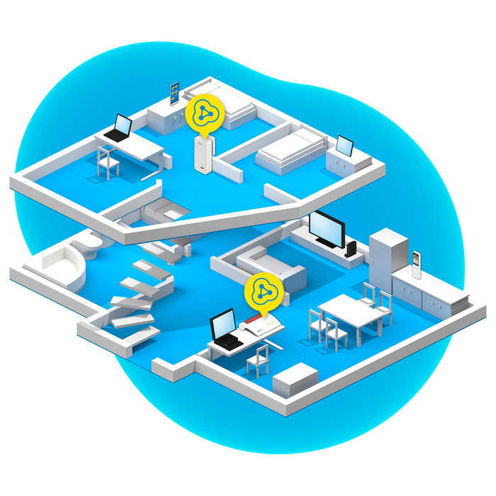 AVM FRITZ!Powerline 1240 AX Adaptador Powerline 1200 Mbit/s Wi-Fi 6 (802.11ax) Color Blanco AVM FRITZ!Powerline 1240 AX Adaptador Powerline 1200 Mbit/s Wi-Fi 6 (802.11ax) Color Blanco