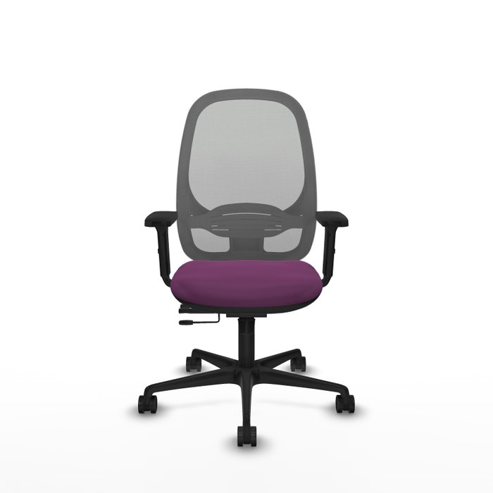 PIQUERAS Y CRESPO Silla de oficina Cilanco con mecanismo Sincro/Traslack, Morado y Gris PIQUERAS Y CRESPO Silla de oficina Cilanco con mecanismo Sincro/Traslack, Morado y Gris
