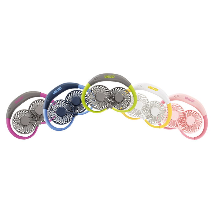 UNOLD 86699 Breezy Ventilador de Cuello Púrpura