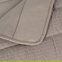 Colcha Taupe Poliester Dormitorio 180 X 260 cm