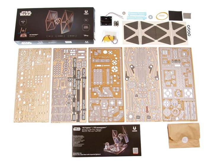 Ugears Star Wars Maqueta de madera TIE Fighter Ugears Star Wars Maqueta de madera TIE Fighter