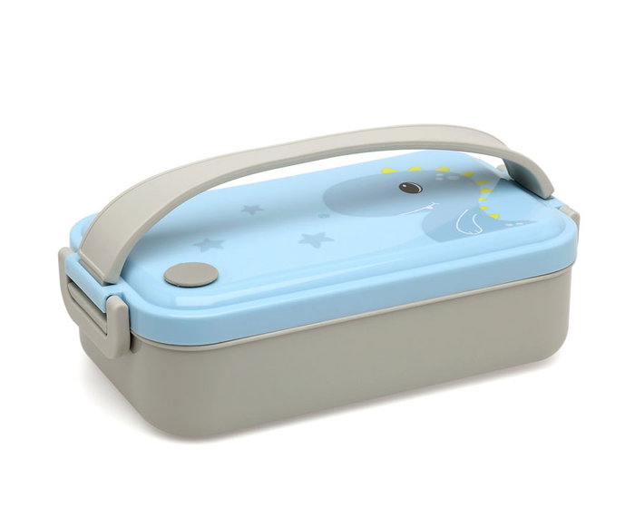 KioKids Caja Almuerzo Acero Inoxidable Dino Azul Dolci Amici +4 meses 550ml