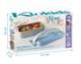 KioKids Caja Almuerzo Acero Inoxidable Dino Azul Dolci Amici +4 meses 550ml