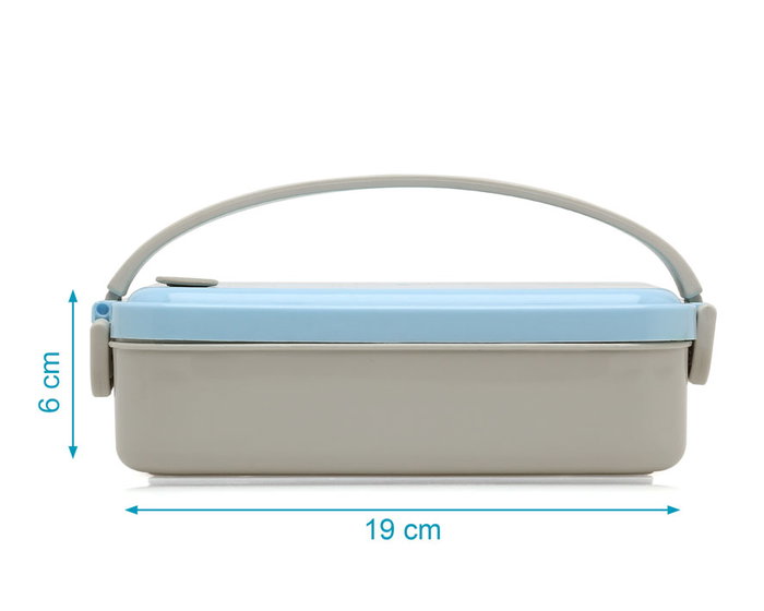 KioKids Caja Almuerzo Acero Inoxidable Dino Azul Dolci Amici +4 meses 550ml